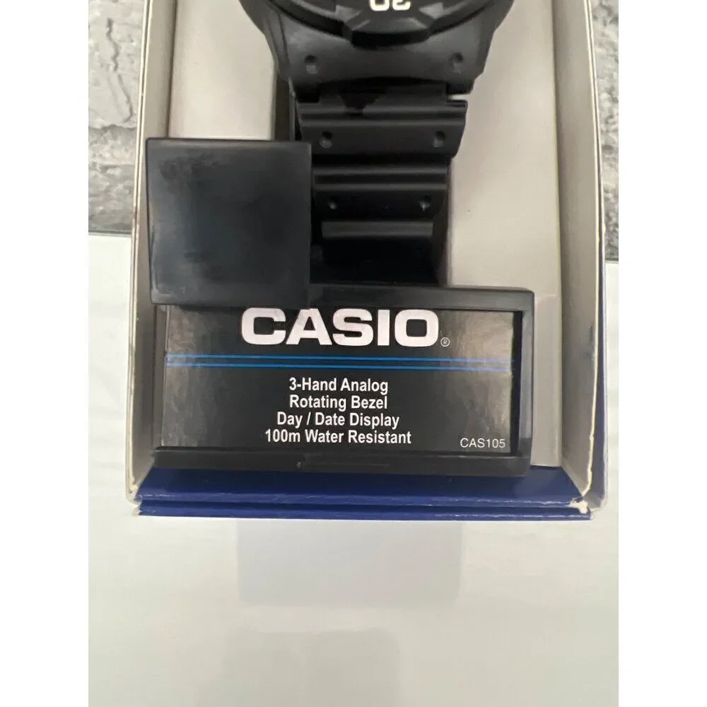 Casio Black 100m Water Resistant Watch